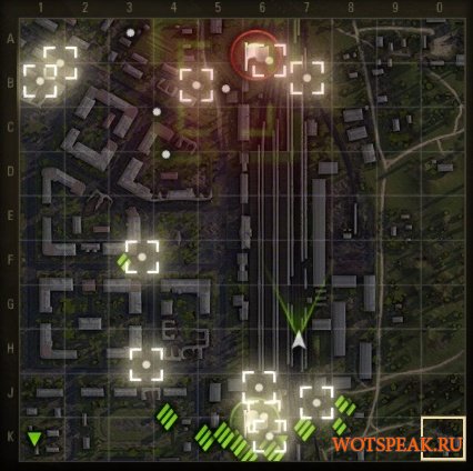 Поваленные деревья и разрушенные объекты на миникарте для World of Tanks 0.9.16 WOT