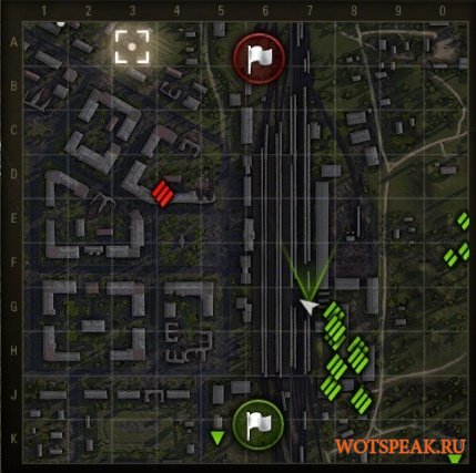 Поваленные деревья и разрушенные объекты на миникарте для World of Tanks 0.9.16 WOT