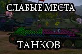 Слабые места танков - шкурки для WOT 0.9.15.2 World of tanks
