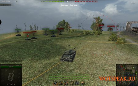 Лазерная указка-прицел (направление стволов) для World of Tanks 0.9.16 WOT