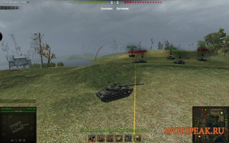 Лазерная указка-прицел (направление стволов) для World of Tanks 0.9.16 WOT