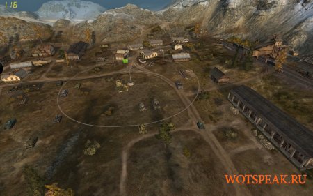 Командирская камера - отдаление обзора вверх для World of tanks 0.9.15 WOT