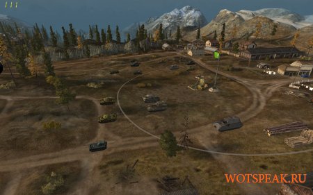 Командирская камера - отдаление обзора вверх для World of tanks 0.9.15 WOT