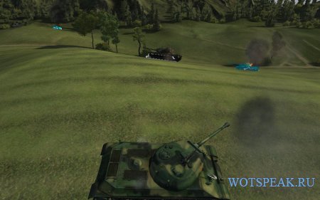 Синие трупы и белые сбитые гусли World of tanks 0.9.16 WOT