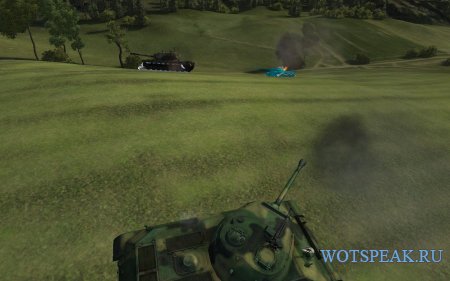 Синие трупы и белые сбитые гусли World of tanks 0.9.16 WOT