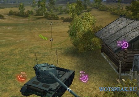 Трехцветное направление доступной цели от lportii для World of tanks 0.9.16 WOT (+ вариант ZorroJan)