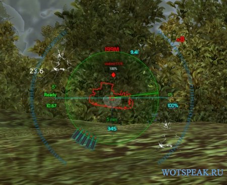 Новый прицел со встроенным зумом - Kellerman Zoom x30 для World of tanks 0.9.15