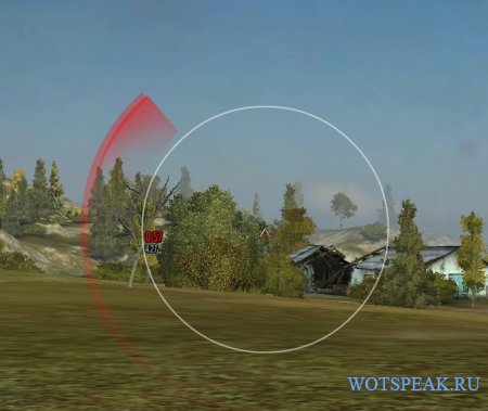 Белый снайперский прицел для World of tanks 0.9.15 WOT