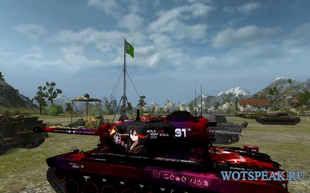 Большая коллекция аниме шкурок для World of tanks 0.9.16 WOT