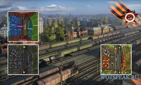 Тактическая миникарта в экране загрузки перед началом боя World of tanks 0.9.15.2 WOT