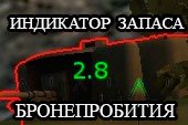 Индикатор запаса бронепробития для World of tanks 0.9.15 WOT
