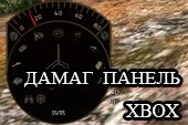 Панель повреждений и лог полученного урона в стиле XBOX для World of tanks 0.9.19.1 WOT