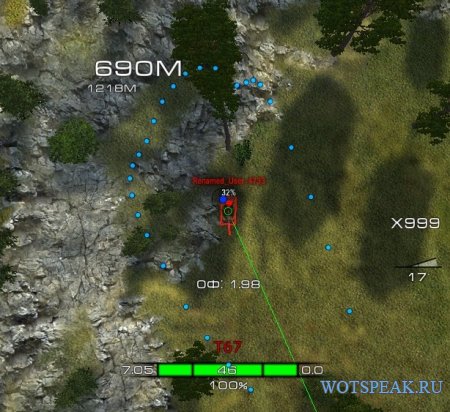 Прицел и сведение для АРТ-САУ Стинг для World of tanks 0.9.15 WOT