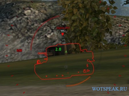 Индикатор запаса бронепробития для World of tanks 0.9.16 WOT