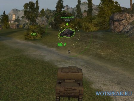 Индикатор запаса бронепробития для World of tanks 0.9.16 WOT