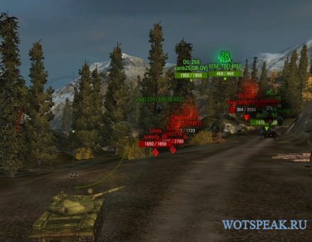 Таймер перезарядки врагов с файлом настройки для World of tanks 0.9.16 WOT