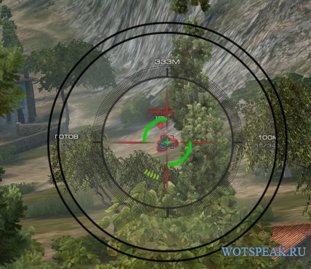 Меткий черный прицел для World of tanks 0.9.15 WOT