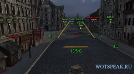 Снайперский и аркадный прицел Хищник для World of tanks 0.9.15 WOT