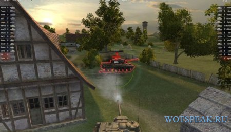 Быстрый ремонт сбитых гусениц пробелом World of tanks 0.9.15.2 WOT