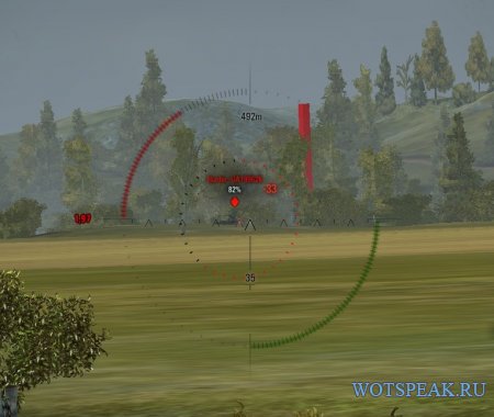 Читерский мод Красные столбы для World of tanks 0.9.16 WOT