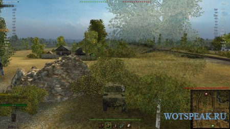 Удобный прозрачный интерфейс в бою для World of tanks 0.9.15.2 WOT
