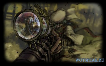 Картинка загрузки клиента в стиле аниме для World of tanks 0.9.15.1 WOT