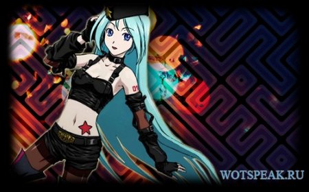 Картинка загрузки клиента в стиле аниме для World of tanks 0.9.15.1 WOT