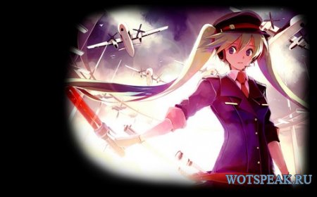 Картинка загрузки клиента в стиле аниме для World of tanks 0.9.15.1 WOT