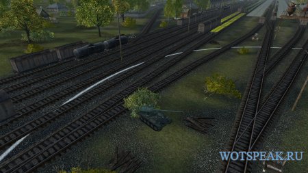 Яркие и заметные ЖД платформы для World of tanks 0.9.15 WOT