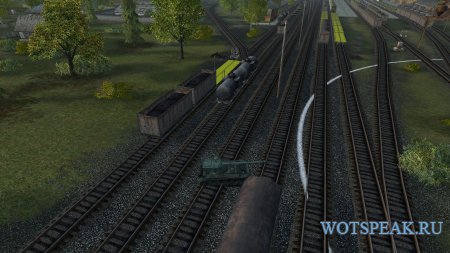 Яркие и заметные ЖД платформы для World of tanks 0.9.15 WOT