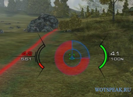 Прицел Taipan с индикатором толщины брони для World of tanks 0.9.16 WOT  (2 версии - ENG + RUS)