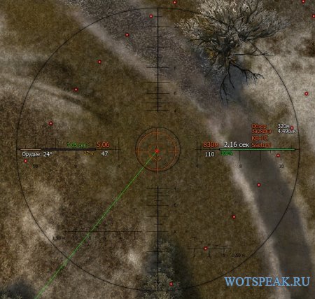 Боевой интерфейс Гарпун - прицел Harpoon и многое другое для World of tanks 0.9.16 WOT (RUS+ENG+минималистичный)