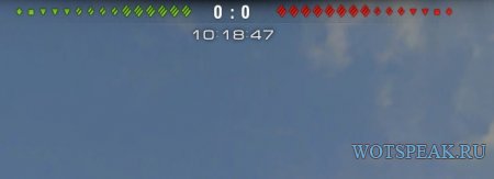Мод: часы в бою для World of tanks 0.9.15 WOT - 3 варианта