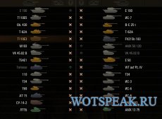 Иконки танков на основе стандартных для WOT 0.9.15.2 World of tanks от betax (3 вида)