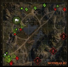 Мод на направление стволов противников на миникарте для World of tanks 0.9.15.2 WOT