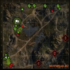 Мод на направление стволов противников на миникарте для World of tanks 0.9.15.2 WOT