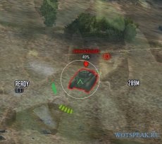 Белый снайперский прицел для World of tanks 0.9.15 WOT