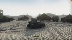 Мод на ангар для World of tanks 0.9.10 WOT в пустыне