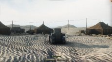 Мод на ангар для World of tanks 0.9.10 WOT в пустыне