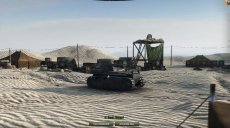 Мод на ангар для World of tanks 0.9.10 WOT в пустыне