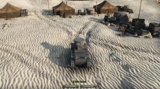 Мод на ангар для World of tanks 0.9.10 WOT в пустыне