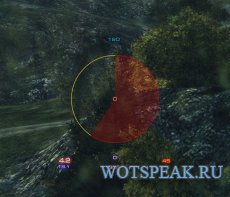 Свежий красно-синий прицел от Badboy78 для World of tanks 0.9.15 WOT