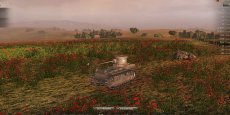 Яркий ангар "Маковое поле" для World of Tanks 0.9.13 WOT