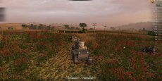 Яркий ангар "Маковое поле" для World of Tanks 0.9.13 WOT