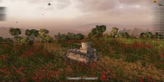 Яркий ангар "Маковое поле" для World of Tanks 0.9.13 WOT