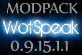 Сборка модов Wotspeak - модпак Вотспик для World of tanks 0.9.15.1.1 WOT