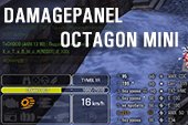 Компактная панель повреждений Octagon Mini для World of tanks 0.9.19.1 WOT