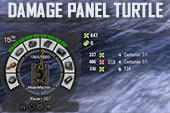 Панель повреждений Turtle для World of tanks 0.9.19.1 WOT
